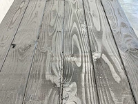 Douglas blokhutprofiel 300x19,5x2,8 cm zwart (30x) - afbeelding 3 van  7