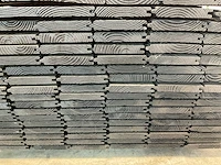 Douglas blokhutprofiel 300x19,5x2,8 cm zwart (30x) - afbeelding 6 van  7