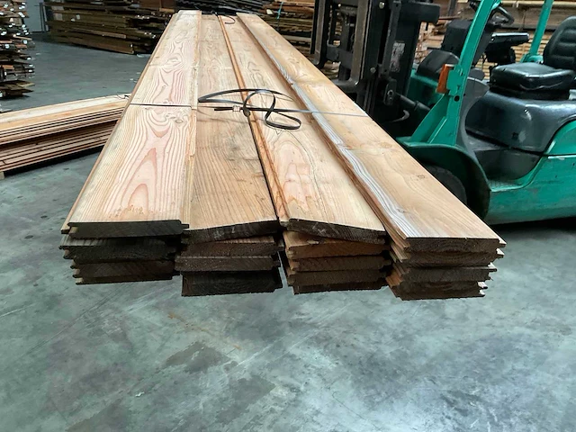 Douglas blokhutprofiel 400x19x2,8 cm (22x) - afbeelding 5 van  12