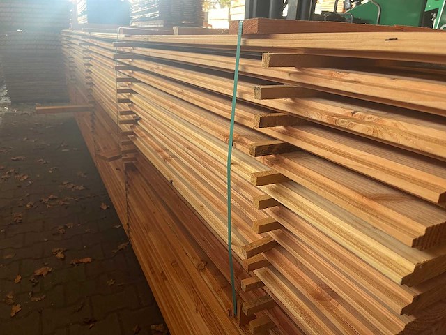 Douglas blokhutprofiel 5000x180x28mm (38x) - afbeelding 2 van  3