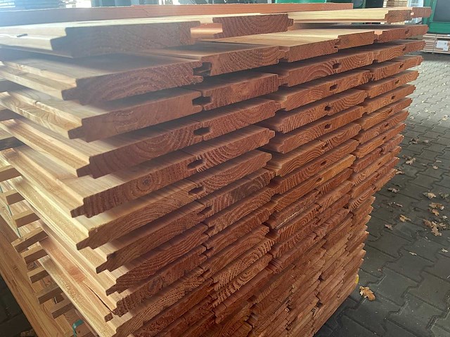 Douglas blokhutprofiel 5000x180x28mm (38x) - afbeelding 3 van  3