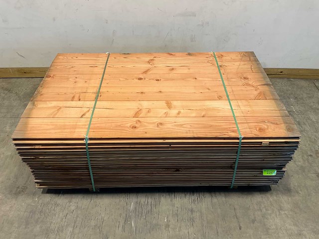 Douglas blokhutprofiel geschaafd 180x19,5x2,8 cm (100x) - afbeelding 2 van  7