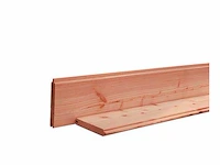 Douglas blokhutprofiel geschaafd 300x14,5x2,8 cm (18x) - afbeelding 1 van  4