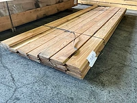 Douglas blokhutprofiel geschaafd 300x14,5x2,8 cm (18x) - afbeelding 2 van  4