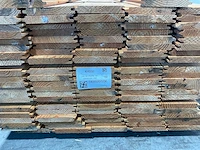 Douglas blokhutprofiel geschaafd 300x19,5x2,8 cm (108x) - afbeelding 6 van  7