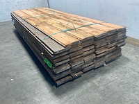 Douglas blokhutprofiel geschaafd 300x19,5x2,8 cm (48x) - afbeelding 2 van  5