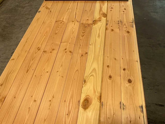 Douglas blokhutprofielplank geschaafd 300x14,5x2,8 cm (50x) - afbeelding 3 van  6