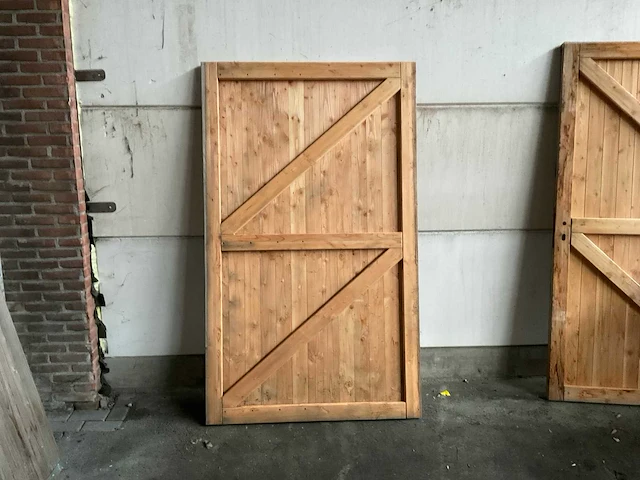 Douglas buitendeur 200x120 cm - afbeelding 3 van  3