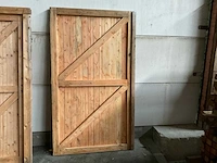 Douglas buitendeur 215x120 cm - afbeelding 2 van  3