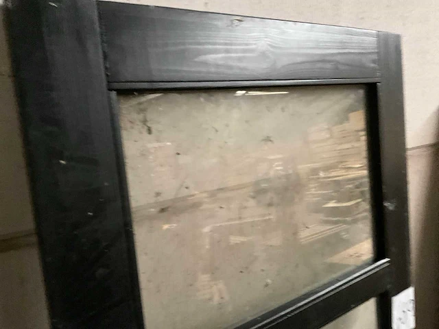 Douglas buitendeur beglaasd zwart 205x82 cm - afbeelding 3 van  3