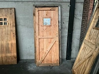 Douglas buitendeur in kozijn 200x76 cm - afbeelding 2 van  2