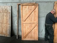 Douglas buitendeur in kozijn 215x110 cm - afbeelding 3 van  6