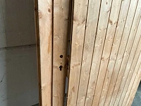 Douglas buitendeur in kozijn 215x120 cm - afbeelding 2 van  4