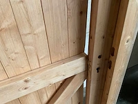 Douglas buitendeur in kozijn 215x120 cm - afbeelding 4 van  4