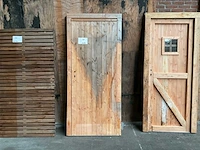 Douglas buitendeur in kozijn 90x200 cm - afbeelding 1 van  3