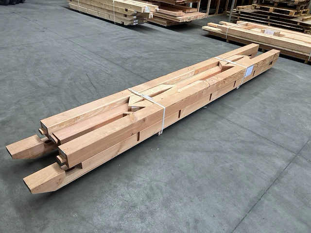 Douglas buitenverblijf plat dak excellent, 400 x 310 cm, hillhout - afbeelding 3 van  6