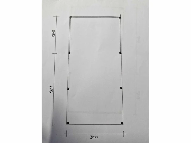 Douglas carport frame met berging - 720x310x235 cm - afbeelding 8 van  16