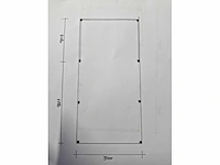 Douglas carport frame met berging - 720x310x235 cm - afbeelding 8 van  16