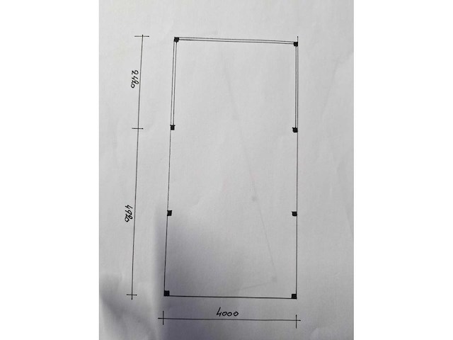 Douglas carport frame met berging - 720x410x235 cm - afbeelding 8 van  16
