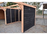Douglas carport frame met berging - 720x410x235 cm - afbeelding 11 van  16