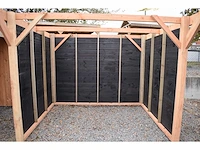 Douglas carport frame met berging - 720x510x235 cm - afbeelding 5 van  16