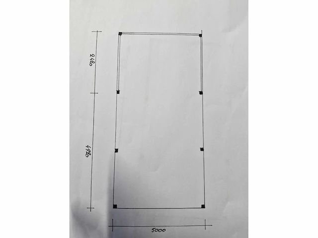 Douglas carport frame met berging - 720x510x235 cm - afbeelding 8 van  16