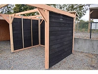 Douglas carport frame met berging - 720x510x235 cm - afbeelding 11 van  16