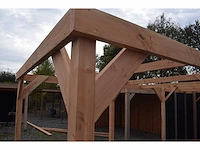 Douglas carport frame met berging - 720x510x235 cm - afbeelding 12 van  16