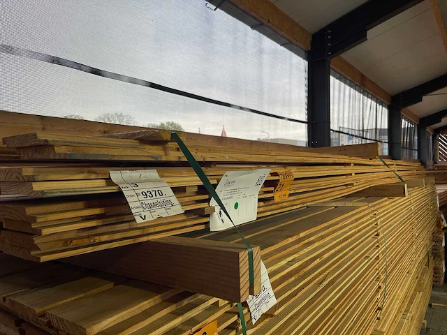 Douglas channelsiding 18x142mm, lengte 500cm (46x) - afbeelding 2 van  3