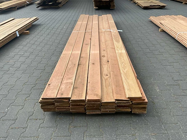 Douglas channelsiding (4000x140x19mm) (58x) - afbeelding 2 van  5