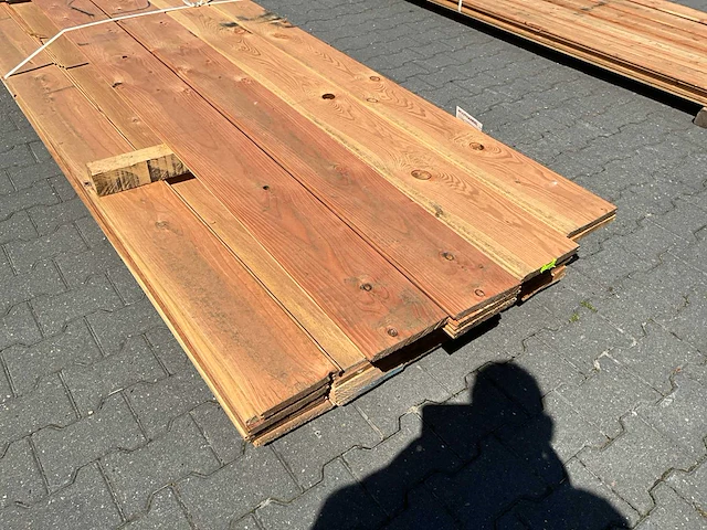 Douglas channelsiding (4000x185x18mm) (42x) - afbeelding 3 van  4