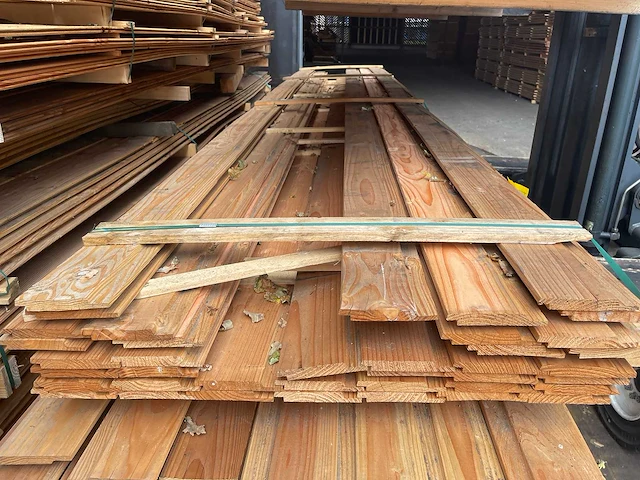 Douglas channelsiding 5000x145x18mm (41x) - afbeelding 1 van  3