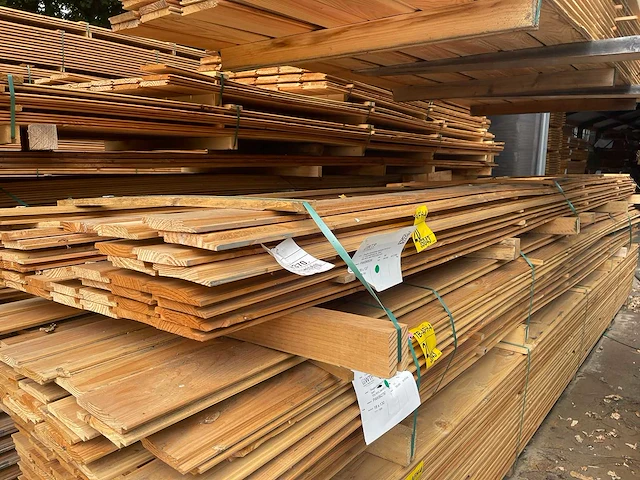 Douglas channelsiding 5000x145x18mm (41x) - afbeelding 2 van  3