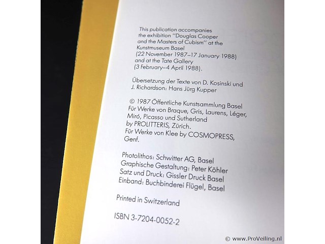 Douglas cooper and the masters of cubism - afbeelding 2 van  5