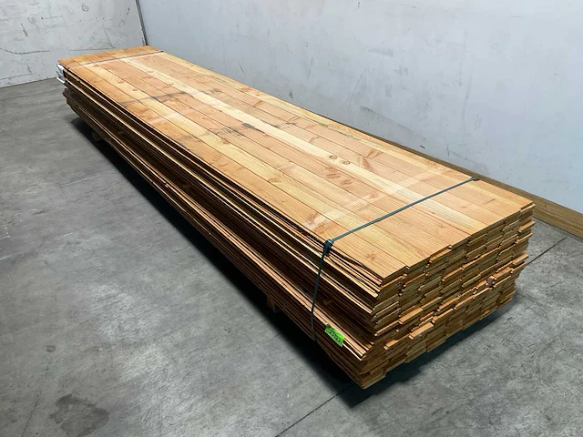 Douglas dakbeschot geschaafd 400x11,6x1,6 cm (224x) - afbeelding 1 van  7