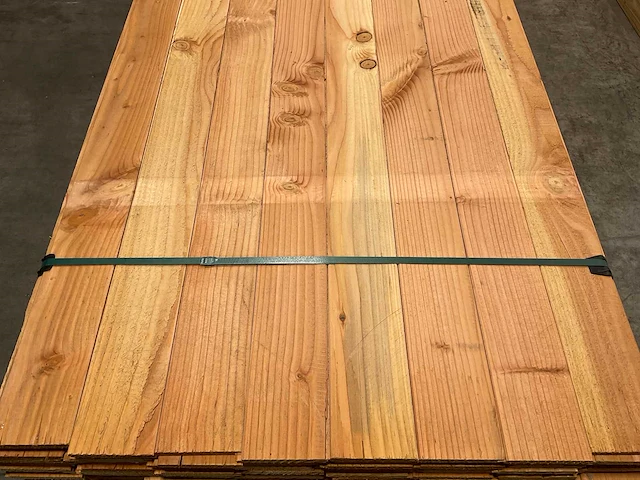 Douglas dakbeschot geschaafd 400x11,6x1,6 cm (224x) - afbeelding 4 van  7