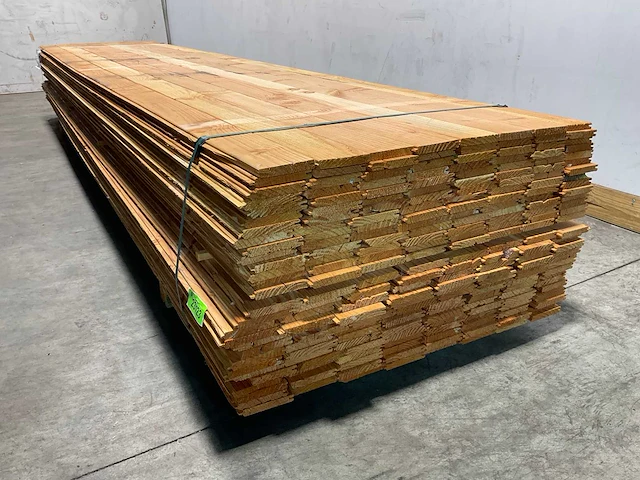 Douglas dakbeschot geschaafd 400x11,6x1,6 cm (224x) - afbeelding 5 van  7