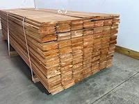 Douglas dakbeschot met mes -en groef 300x14.5x1.8 cm (50x) - afbeelding 2 van  3