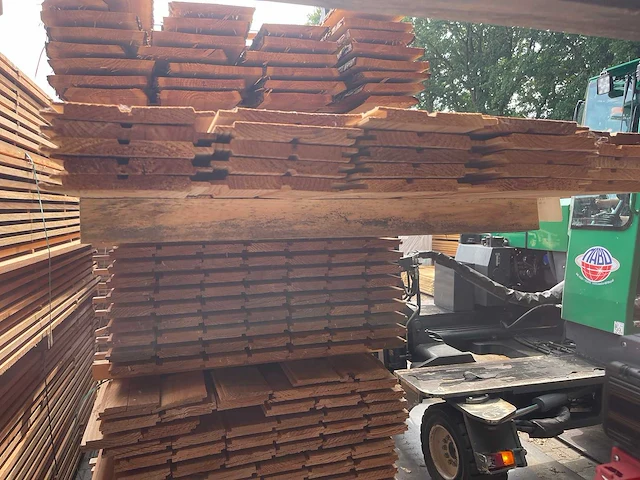 Douglas dakhout planken geschaafd 5000x185x18mm (25x) - afbeelding 3 van  3