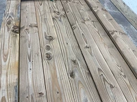 Douglas dekdeel eenzijdig geprofileerd 400x14,5x2,5 cm (43x) - afbeelding 5 van  6