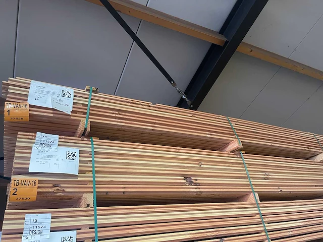 Douglas design- triple- deens profiel 3000x142x22mm (68x) - afbeelding 4 van  4