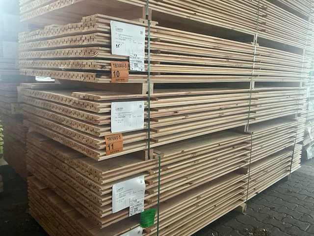 Douglas design- triple- deens profiel, 3000x142x22mm (84x) - afbeelding 4 van  4