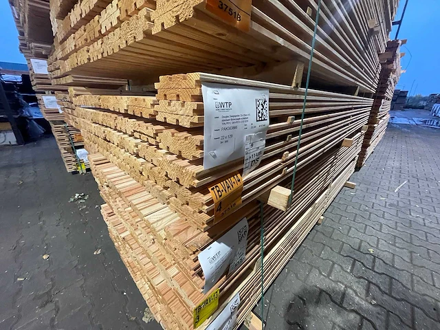 Douglas design- triple- deens profiel, 3000x142x22mm (84x) - afbeelding 4 van  4