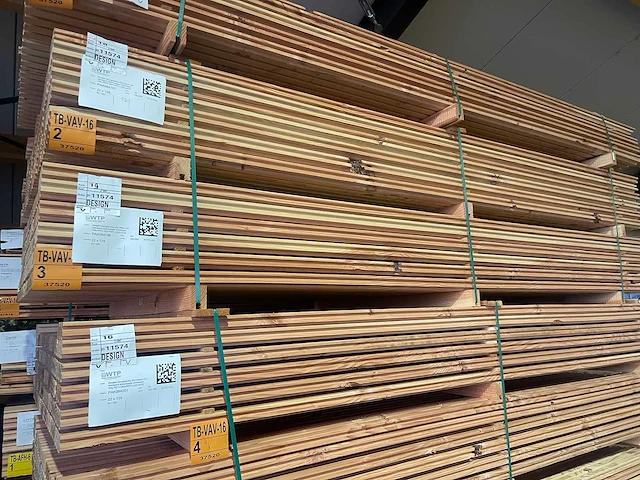 Douglas design- triple- deens profiel 3000x142x22mm (84x) - afbeelding 4 van  4