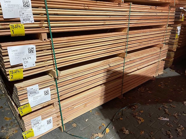 Douglas design- triple- deens profiel 3000x142x22mm (84x) - afbeelding 4 van  4