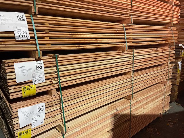 Douglas design- triple- deens profiel 3000x142x22mm (84x) - afbeelding 4 van  4