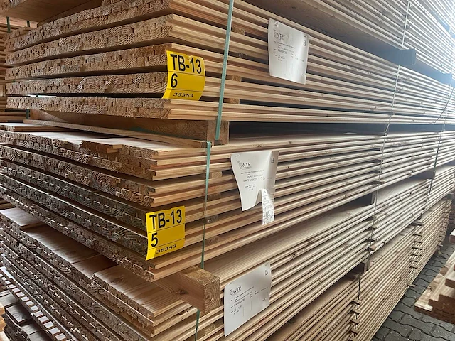 Douglas design- triple- deens profiel, 4000x142x22mm (84x) - afbeelding 4 van  4