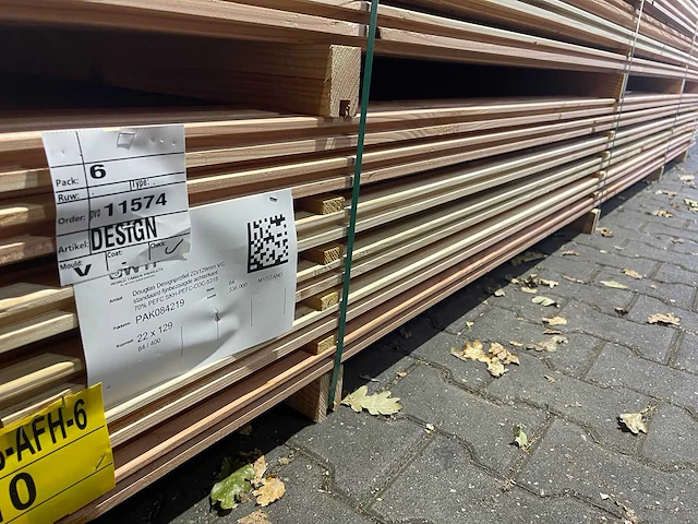 Douglas design- triple- deens profiel, 4000x142x22mm (84x) - afbeelding 4 van  4