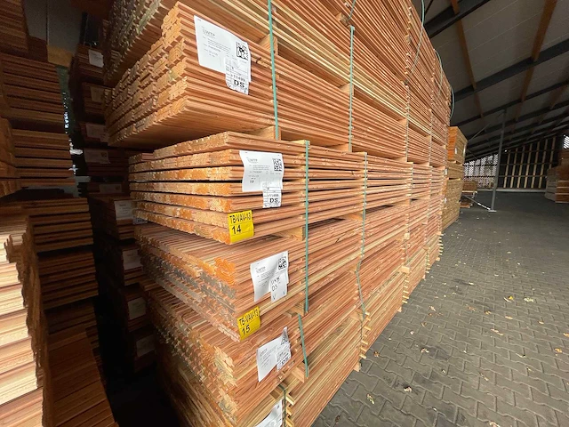 Douglas design- triple- deens profiel, 5000x142x22mm (110x) - afbeelding 4 van  4