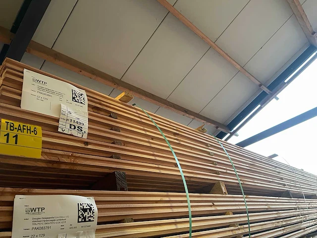 Douglas design- triple- deens profiel, 5000x142x22mm (84x) - afbeelding 4 van  4